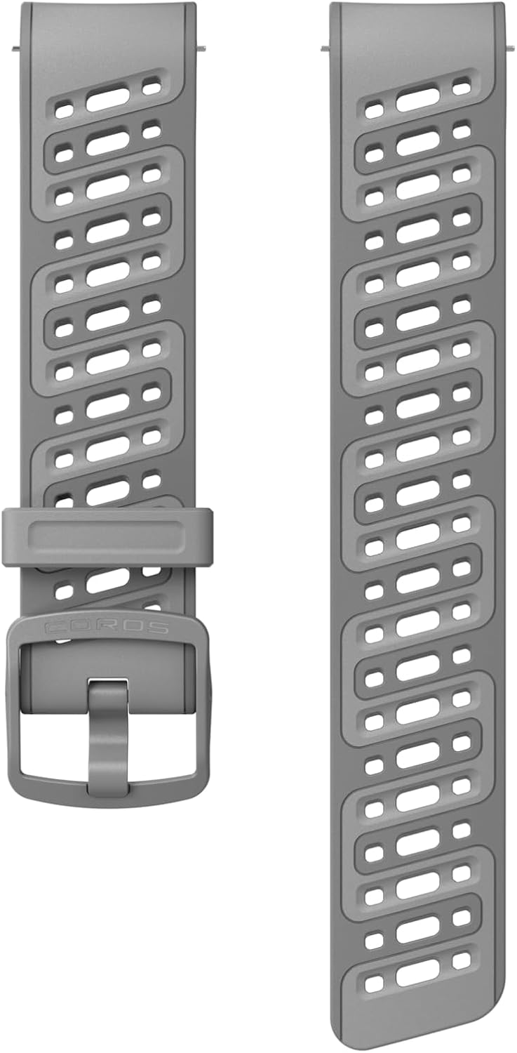 COROS 22mm Watch Band (Grey, Silicone)-Only compatible with PACE Pro