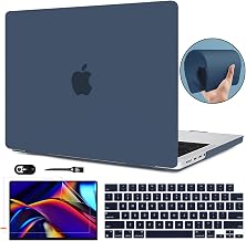 for MacBook Pro 14 inch Case M4 2024 2023 2022 2021 Release A2918 A2992 A2442 A2779 M3 M2 M1 Pro/Max Chip, Matte Hard Shell Case Cover for 2024 MacBook Pro 14 A3112 A3185 A3401, Sea Blue