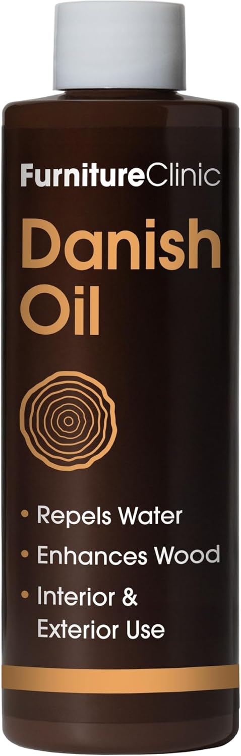 Furniture Clinic Danish Oil for Wood, Seals & Protects, 250ml