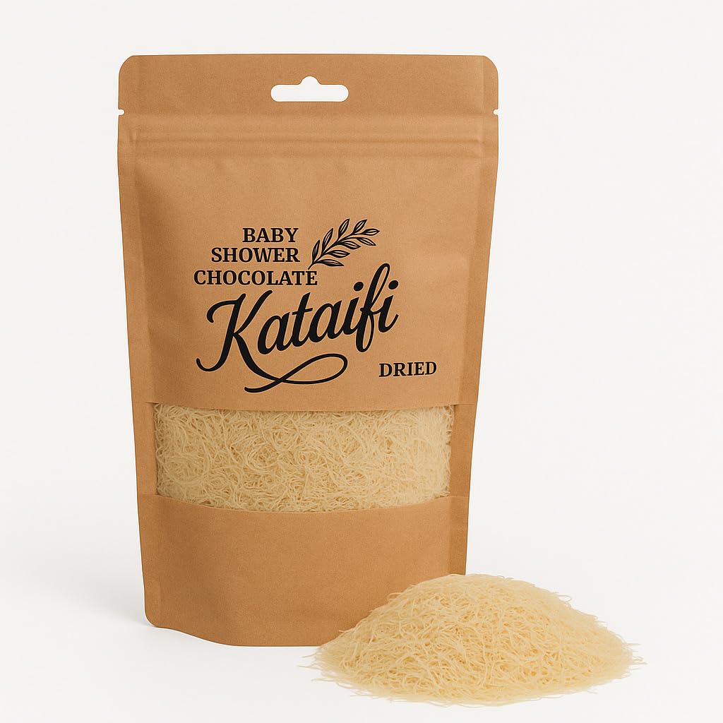 Dried Kataifi Shredded Filo Dough for Dubai Chocolate Bar – Kadayif Kunafa Pastry, Wire Shredded Wheat Phyllo, Knafeh Ingredients (3.5oz | 100g)