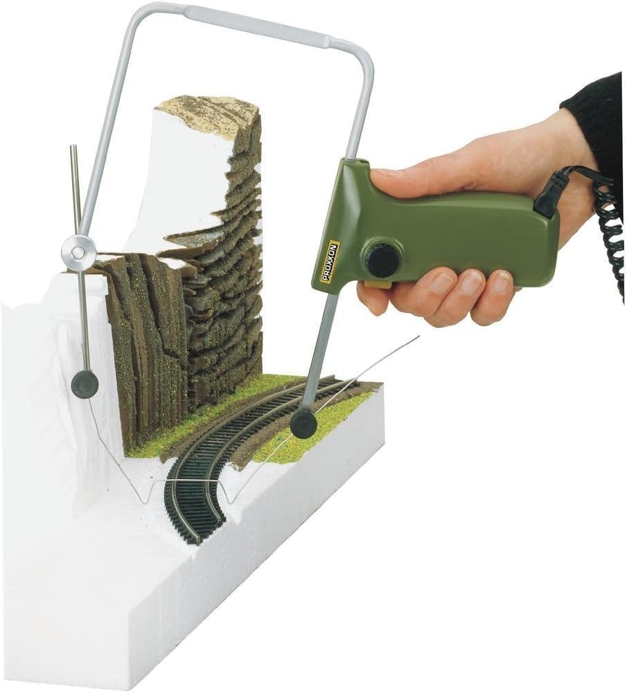 Proxxon 27082 Thermocut 12/E Hot Wire Cutter for Free Modelling in Styrofoam