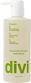 divi Volumizing Shampoo for Women and Men - Lightweight Volume Shampoo for Fine Hair - Formulated to Cleanse, Nourish and Balance the Scalp, 12 Fl Oz.