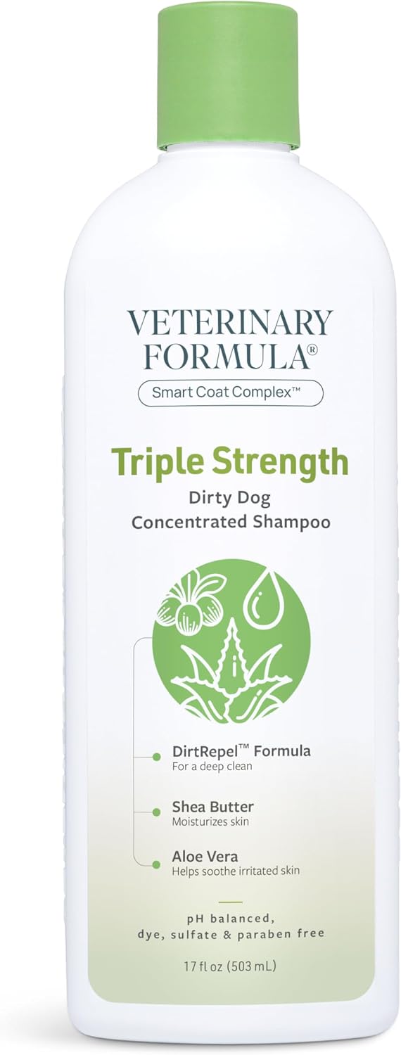 Veterinary Formula Smart Coat Triple Strength Dirty Dog Shampoo, 17 oz