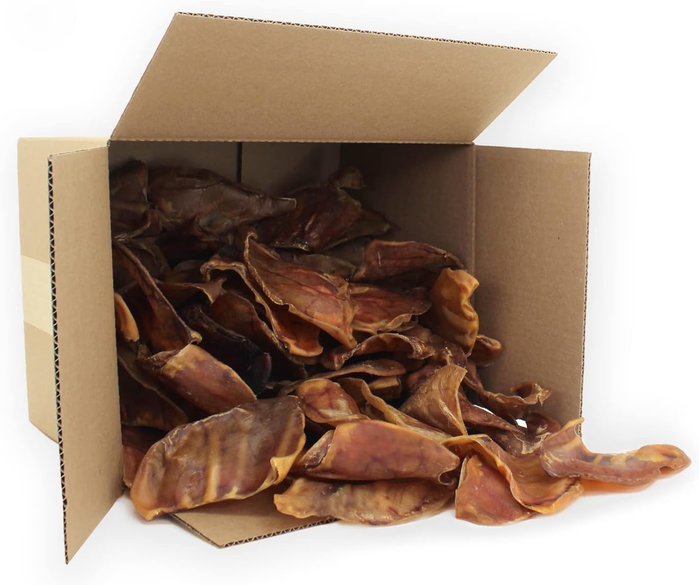Best Pet Supplies GigaBite Roasted Pig Ears for Dogs - Natural Dog Chews, Roasted Pigs Ears, Safe for Puppies and Aggressive Chewers, Cleans Teeth and Gums - Pack of 40