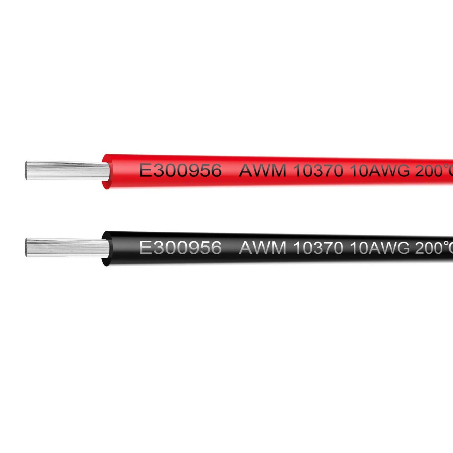10 Gauge Electrical Wire Marine Grade Primary Wire Cable High Voltage 1000V Automotive high Temperature Wire Battery Cable 10 AWG Strands of Tinned Copper Hard Hook up Wire 10370