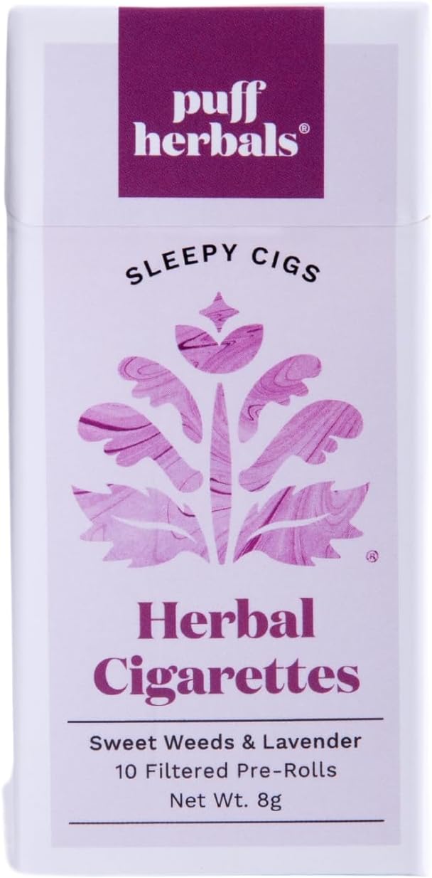 Sleepy Herbal Cigarettes | Tobacco-Free, Nicotine-Free | Lavender