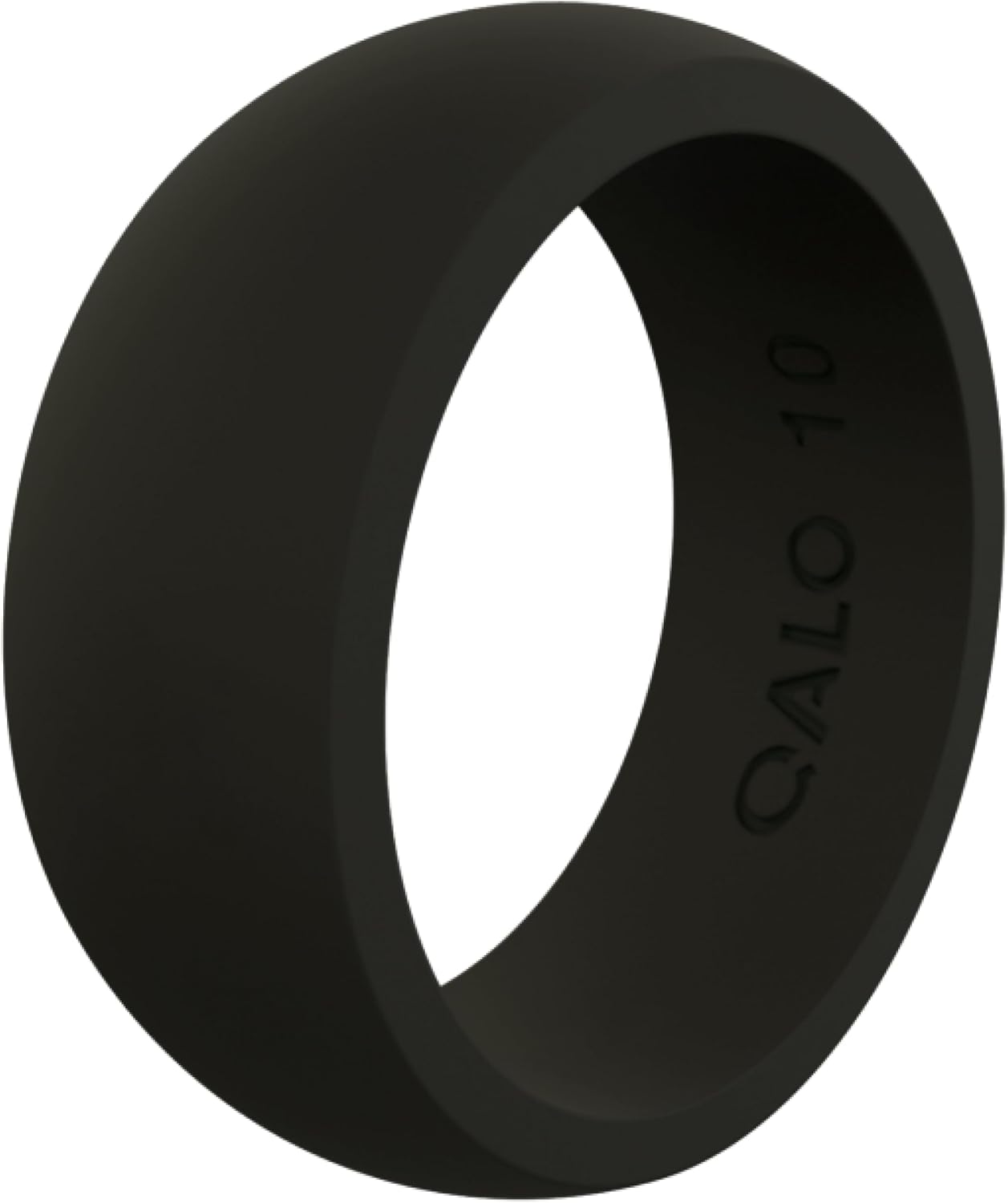 QALO Men's Silicone Wedding Band – Comfortable Fit for Active Lifestyle | Flexible Heat Resistant Silicone Material, Breathable Skin-Friendly Design, Lightweight All-Day Wearable Rubber Wedding Ring
