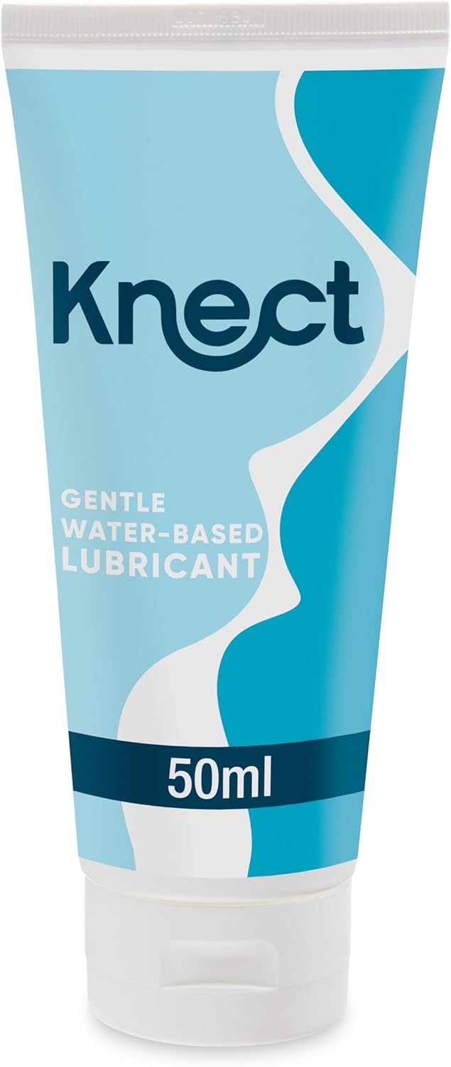 Knect Personal Water Based Lube 50ml, Fragrance Free, Safe for use with latex and polyisoprene Condoms, Non Staining Personal Lubricant, Easy to Rinse off