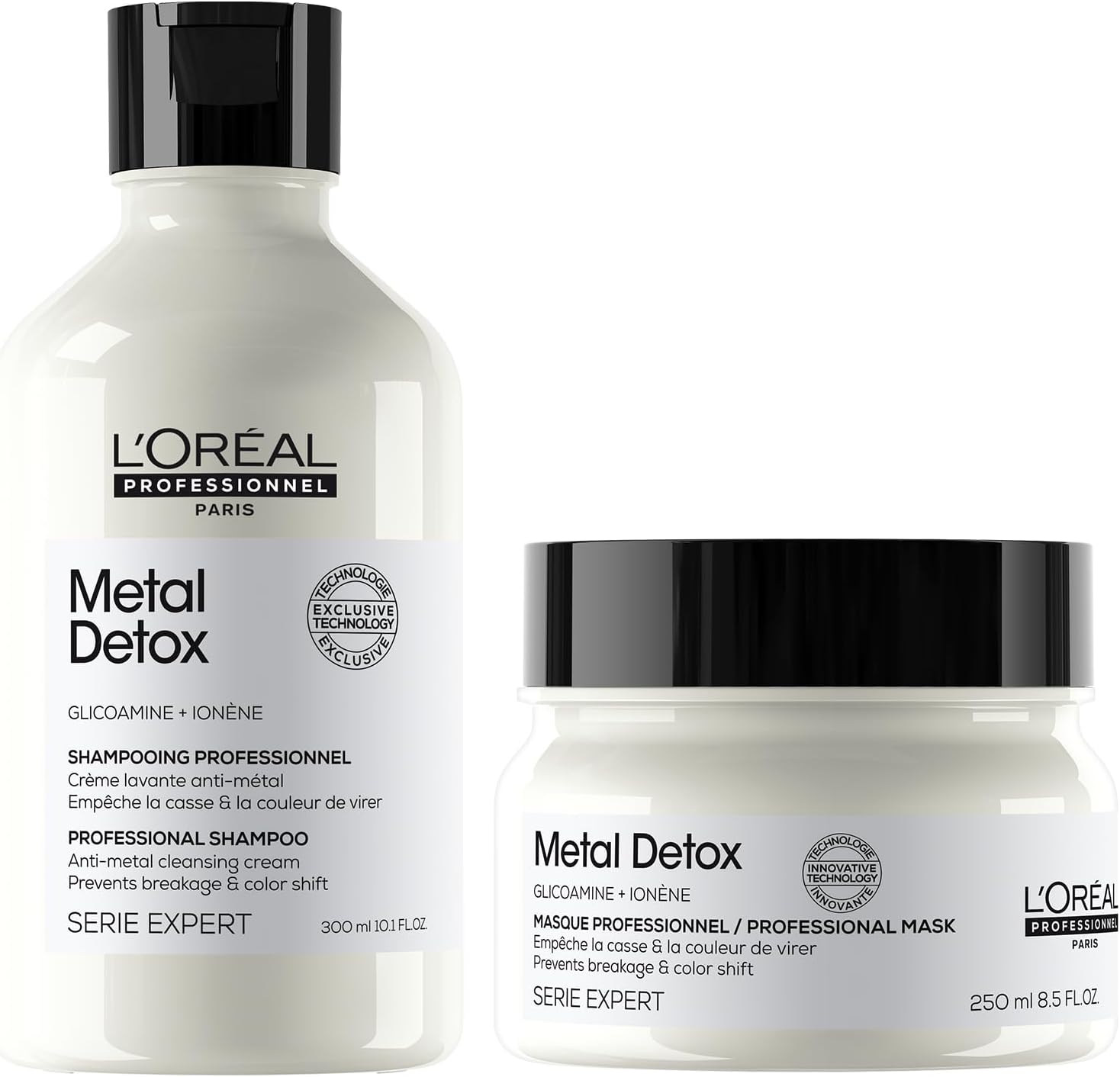 L'Oreal Professionnel Serie Expert DUO Metal Detox Shampoo 300ml and Mask 250ml