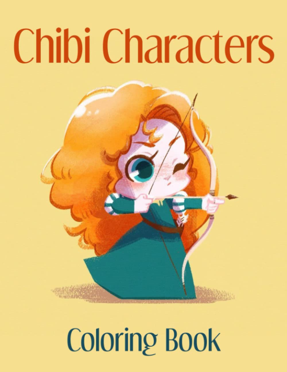 Chibi Characters Coloring Book: A Book With Adorable Images Of Kawaii Chibi Characters For Teens For Relaxation And Stress-Relieving