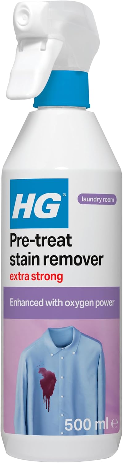HG Laundry Pre-Treat Stain Remover | Removes Marks from Clothes | 500ml