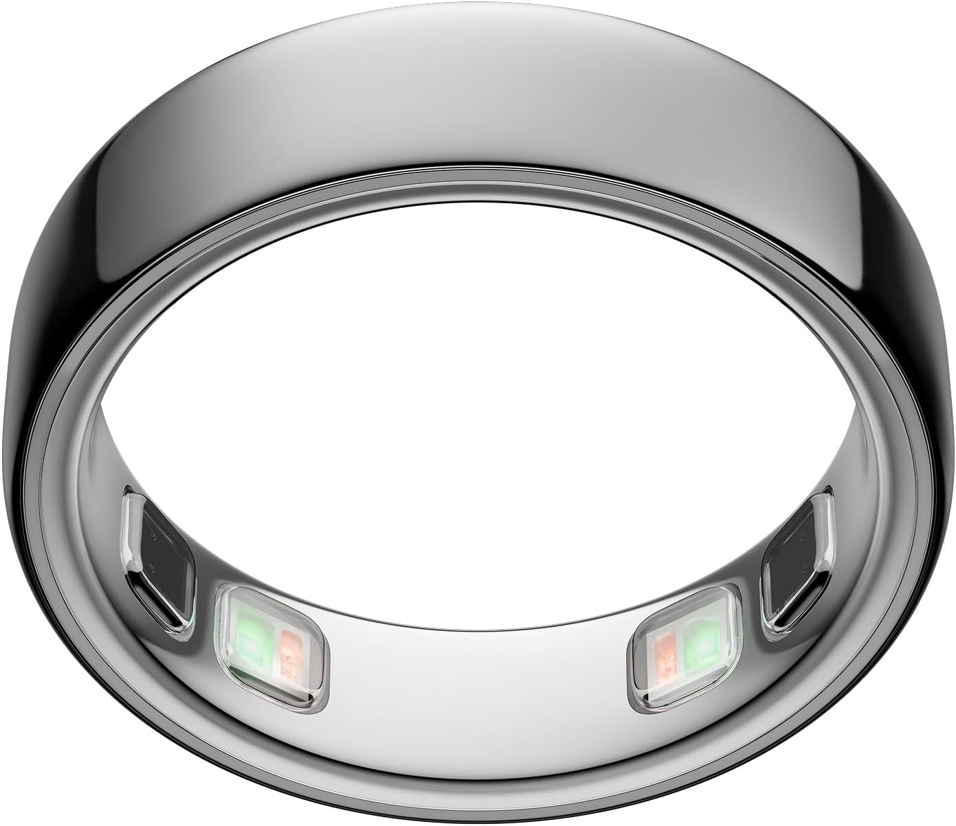 Oura Ring 5 Smart Ring - Silver - Size 10 - Fitness & Sleep Tracker | World’s Smallest Smart Ring, Activity, Women's Health, AI Advisor, 1 Week Battery Life, IP68 Waterproof, Size Before You Buy
