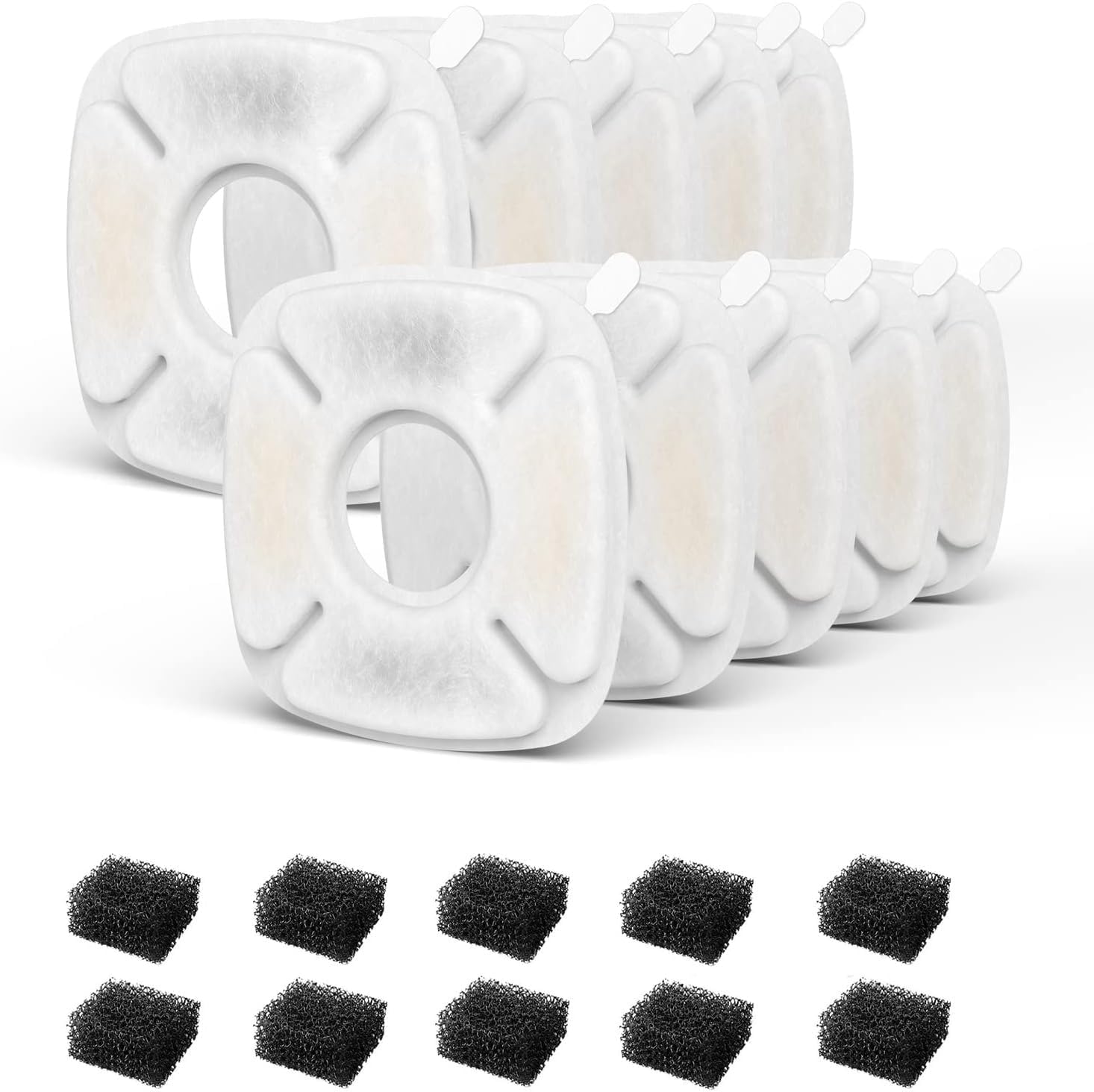 Lojtoyt Water Filters for VEKEN 95oz/2.8L Pet Water Fountain Cat Dog Dish Pack of 12