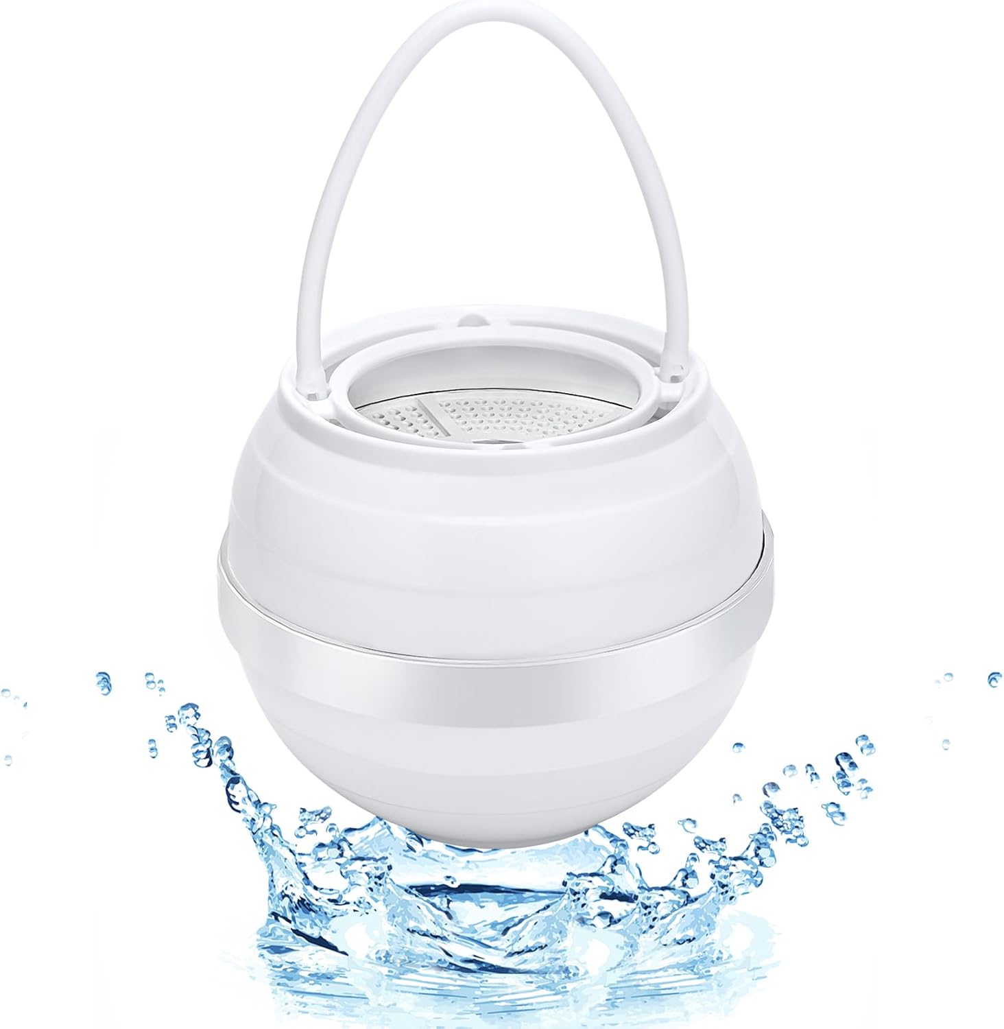 Bath Filter for Tub - 8 Stages Bath Filter- Removes Hundreds of Contaminants, BPA Free, Purify Your Bathwater for Healthier Skin and Hair, White