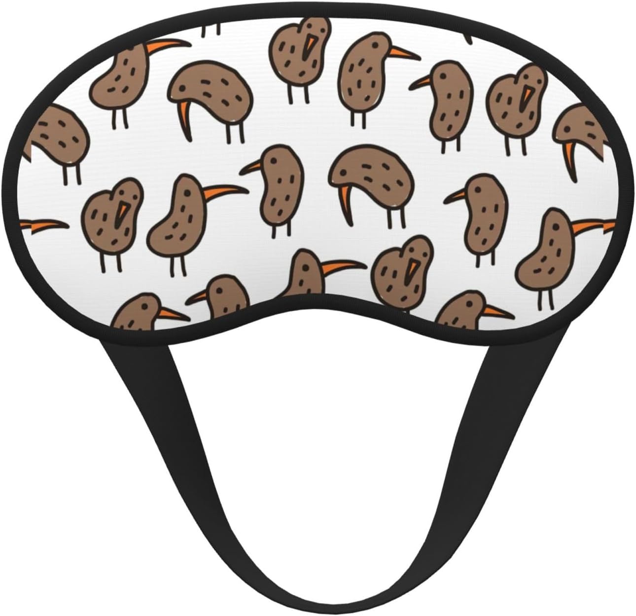 Kiwi Birds Cute Print Unisex Blackout Sleep Mask Comfortable Eye Mask for Travel Meditation Sleep Travel