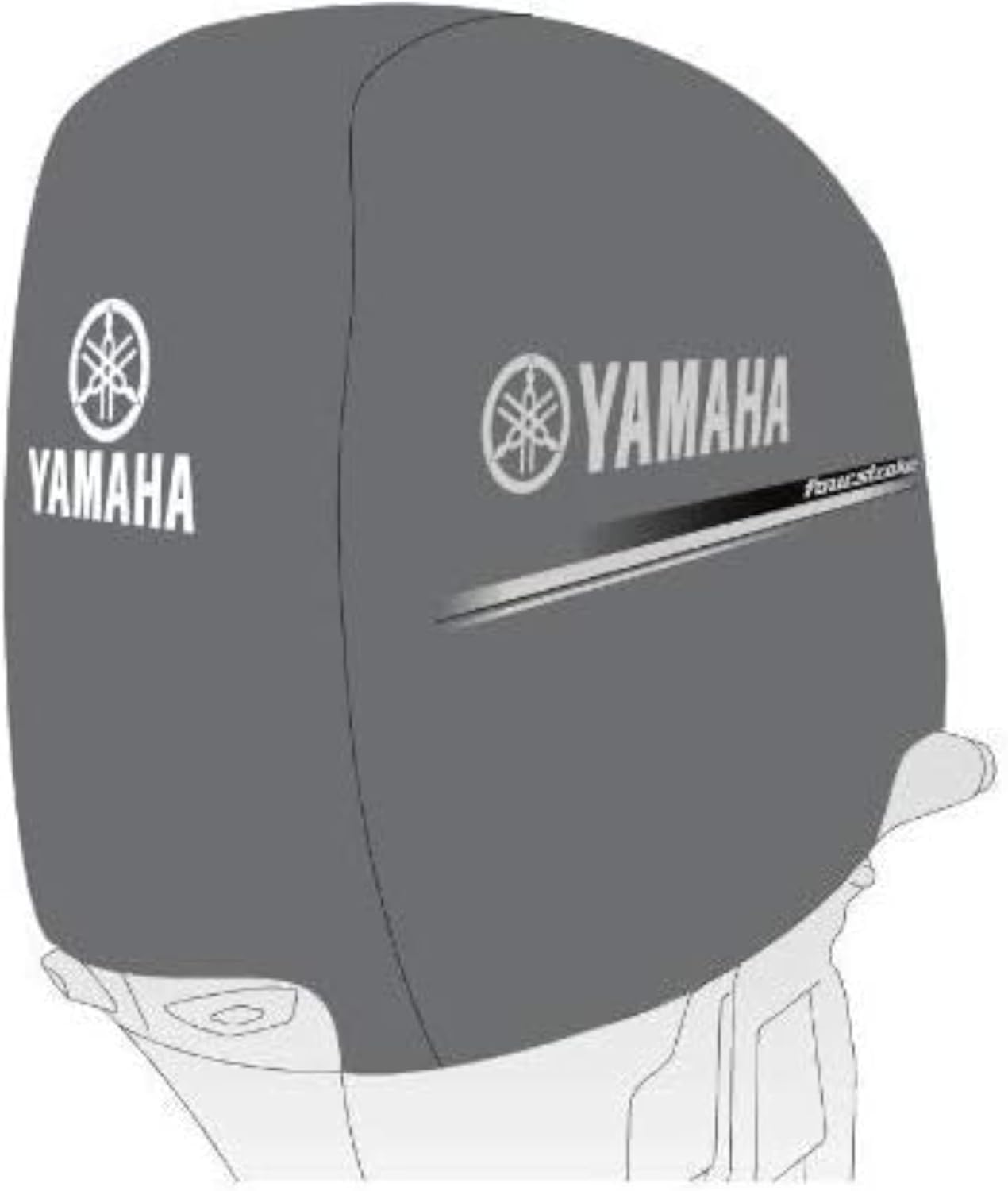 Yamaha OEM F75 F80 F90 F100 F115 F115B 4-Stroke Motor Cover, MAR-MTRCV-11-50