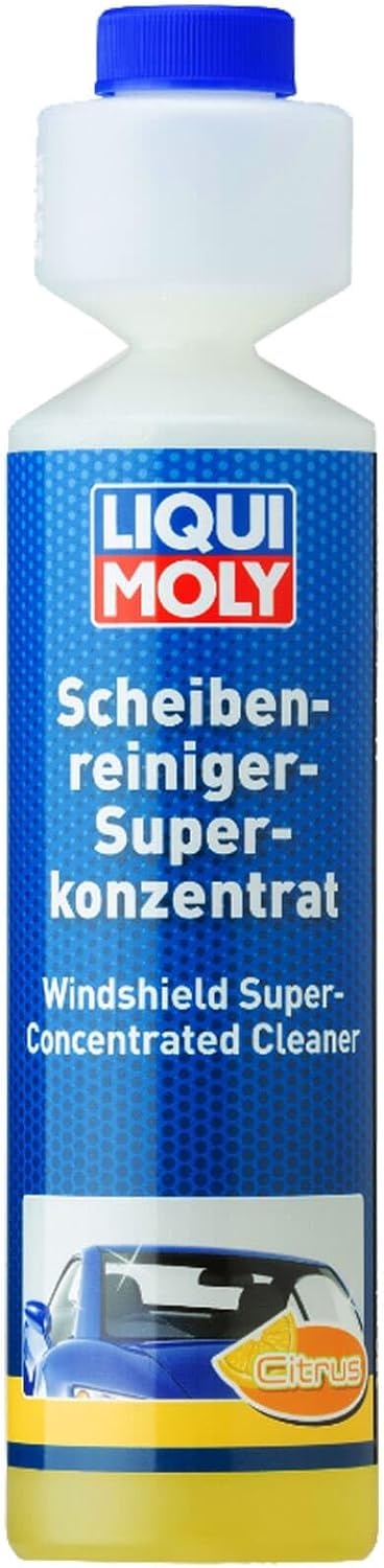 LIQUI MOLY Windshield Super-Concentrated Cleaner citrus | 250 ml | Wiping water additive | SKU: 1519