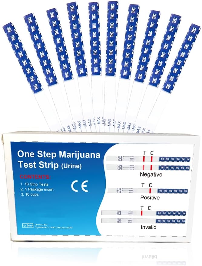 Marijuana Test Kit THC Urine Test for Home Urine Drug Test Kit, THC Testing Kits Cutoff Level 50ng/ml