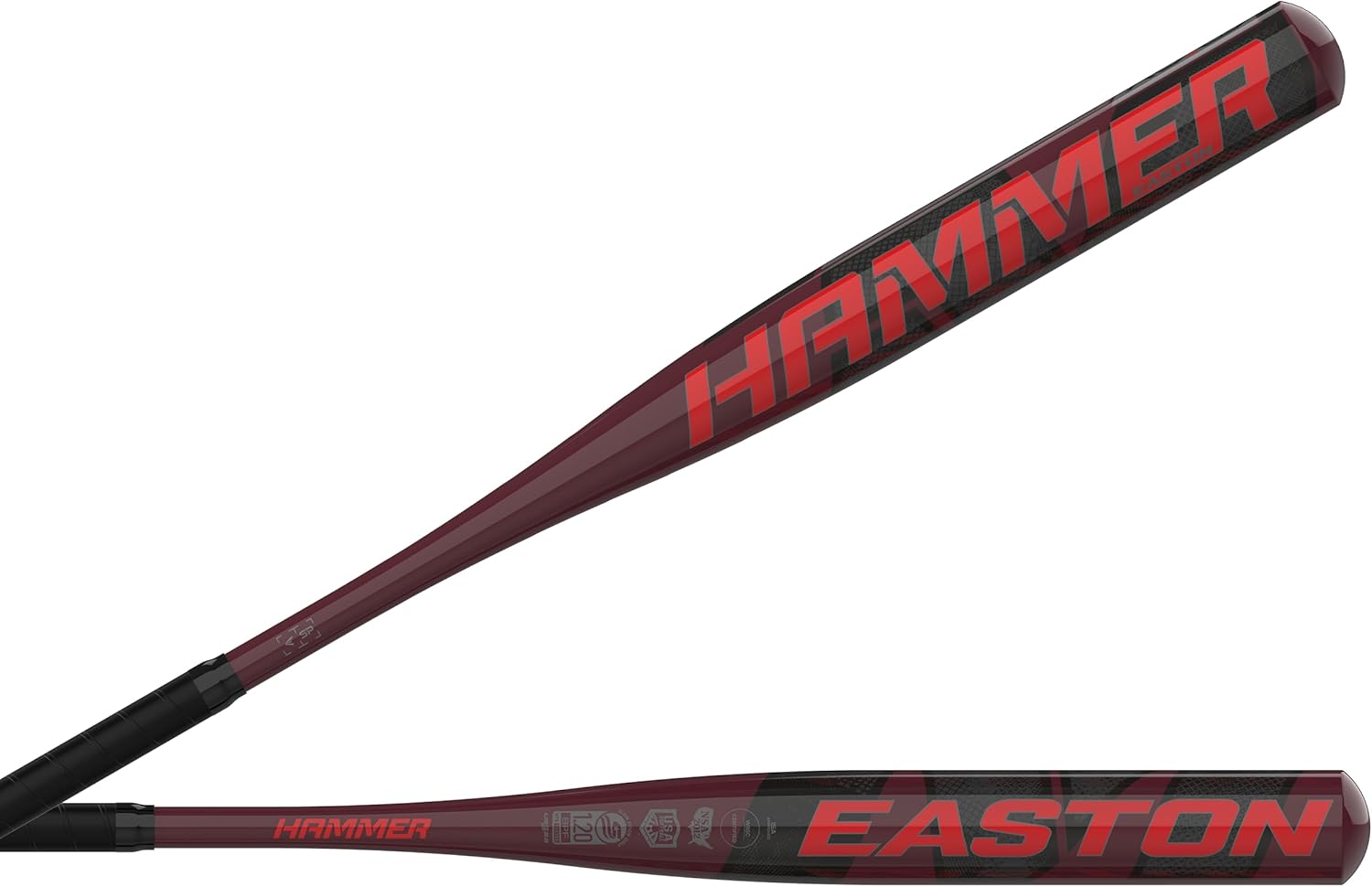 EASTON HAMMER Power Loaded Slowpitch Softball Bat, 2021, 12" Barrel, 1-Piece Aluminum, SP21HM, Approved For All Fields