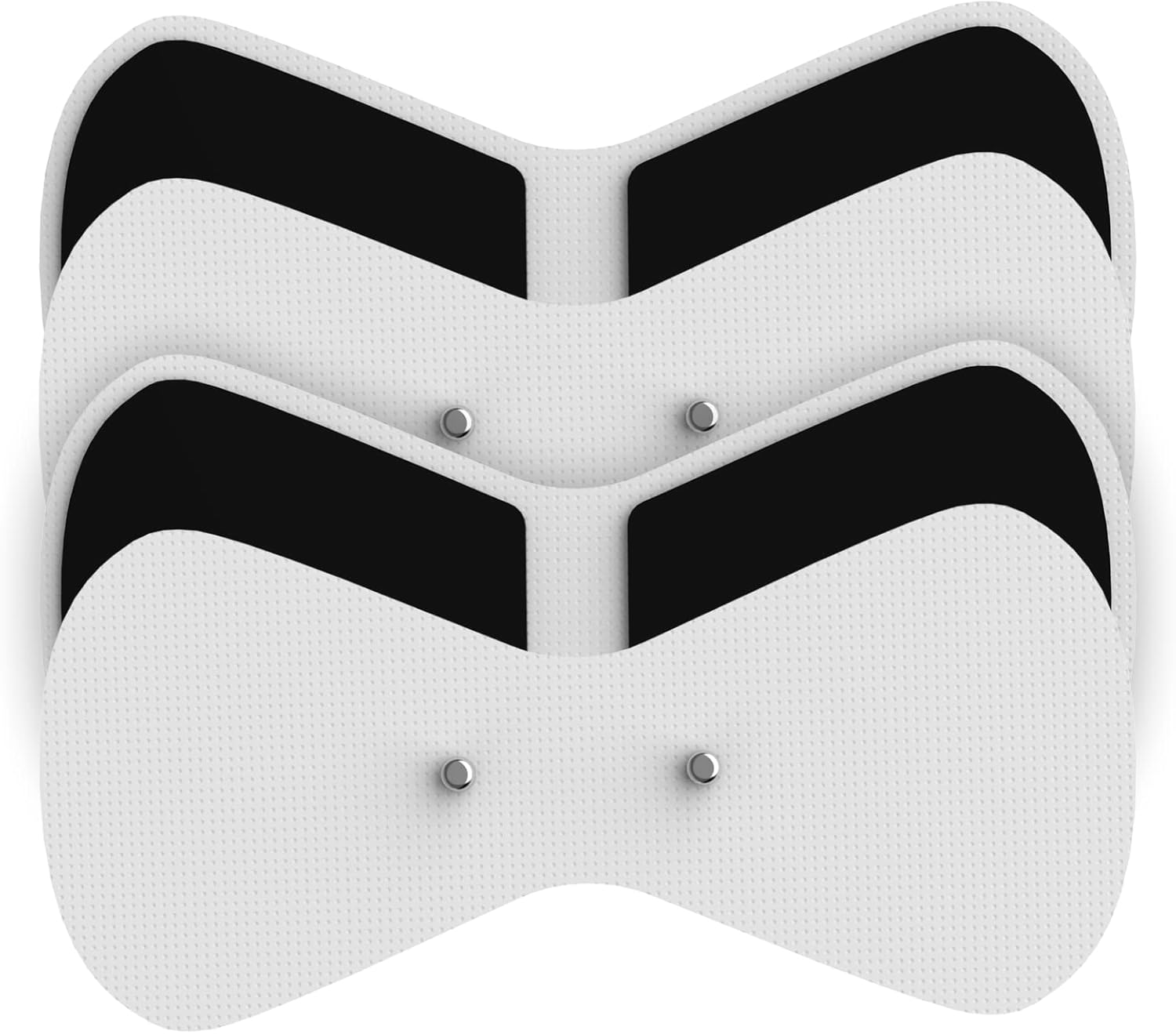 Comfytemp Wireless TENS Machine Pads, 4 Pack TENS Unit Replacement Pads, 5.1" x 2.4" Reusable Self Adhesive Electrodes with Premium Quality, Non-Irritating Design for Muscle Stimulator Electrotherapy