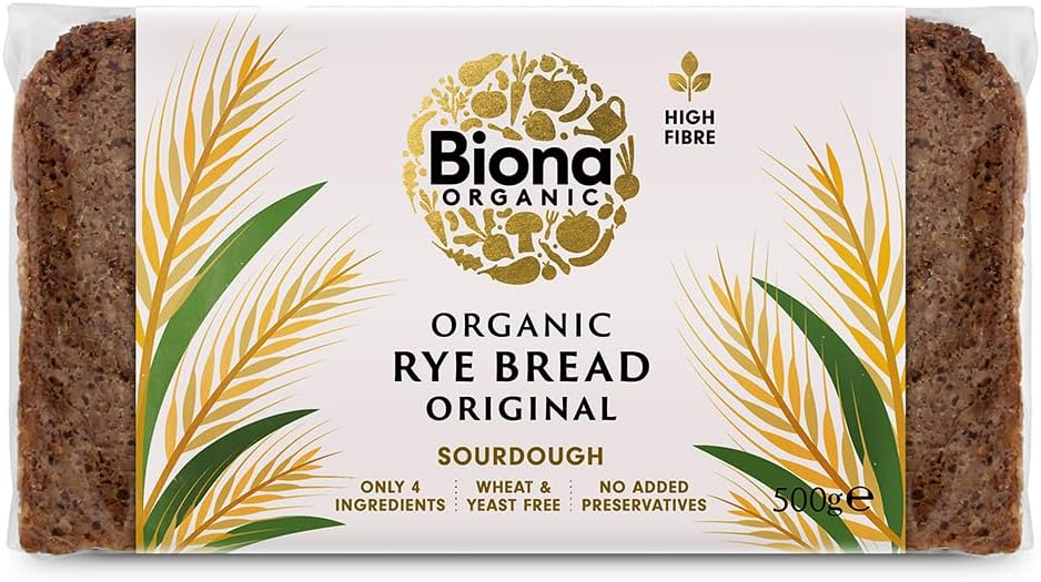 Biona Organic Rye Bread, 500g