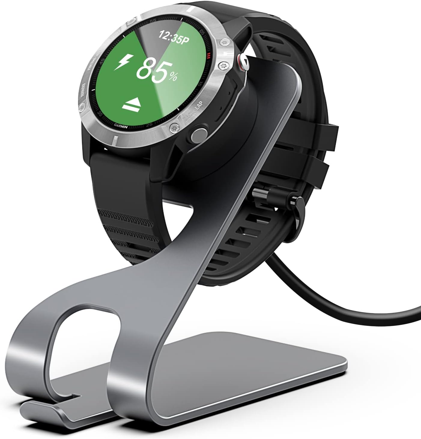 Garmin Magnetic Charger Station with 5FT USB Cable for Instinct, Vivoactive 3/4, Fenix 5/6, Venu, Forerunner 745/945/935/245, Approach S60
