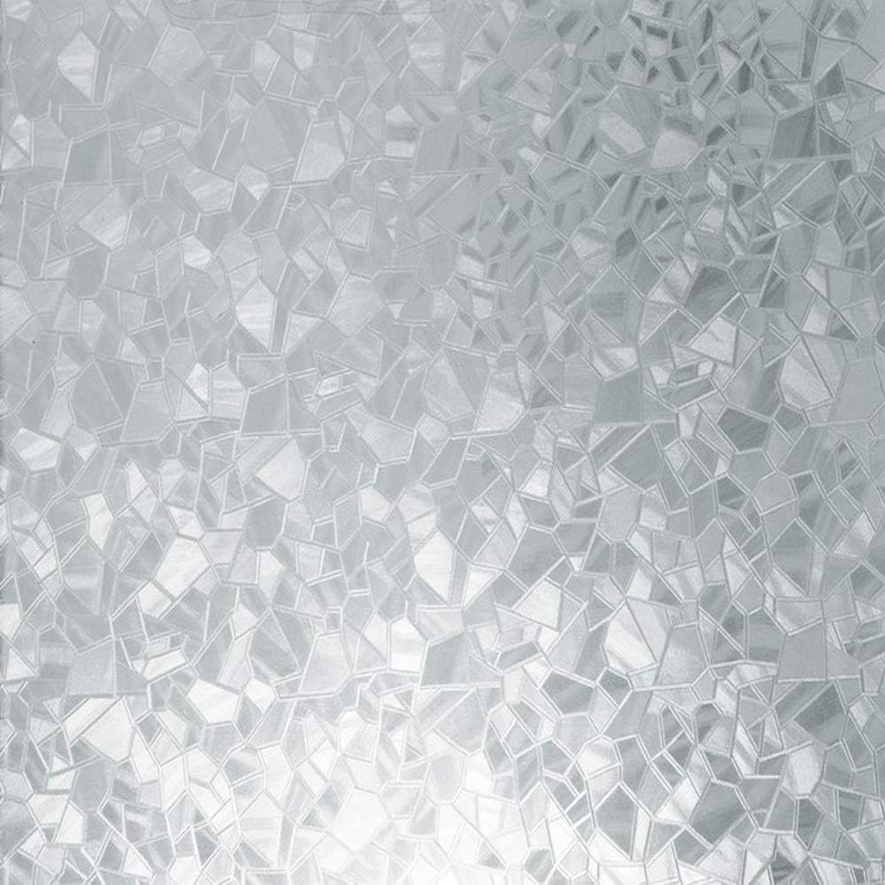 d-c-fix 346-0166-4PKA Self-Adhesive Privacy Glass Window Film, Splinter, 17" x 78" Roll, 4-Pack with Applicator