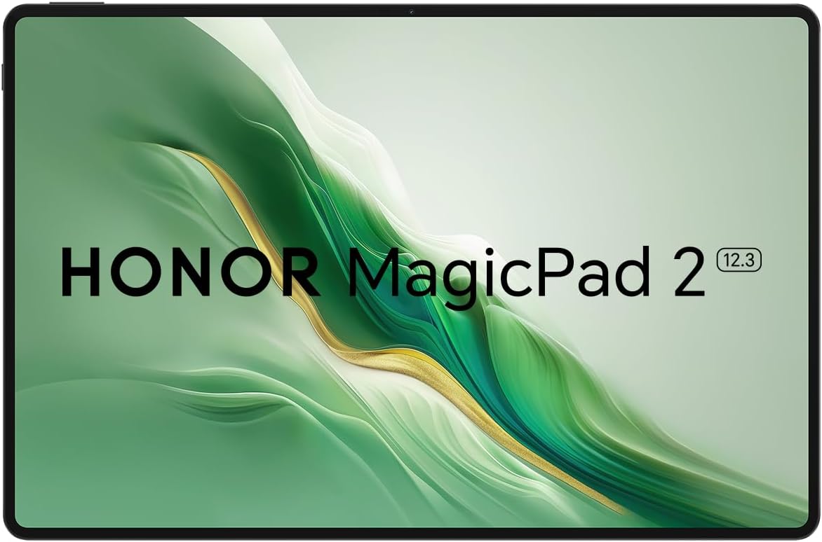 HONOR MagicPad2,12.3-inch AI Tablet, 10050mAh Large Battery,12+256GB Storage, 144Hz OLED 3K Eye Comfort Display, Android 14,Black