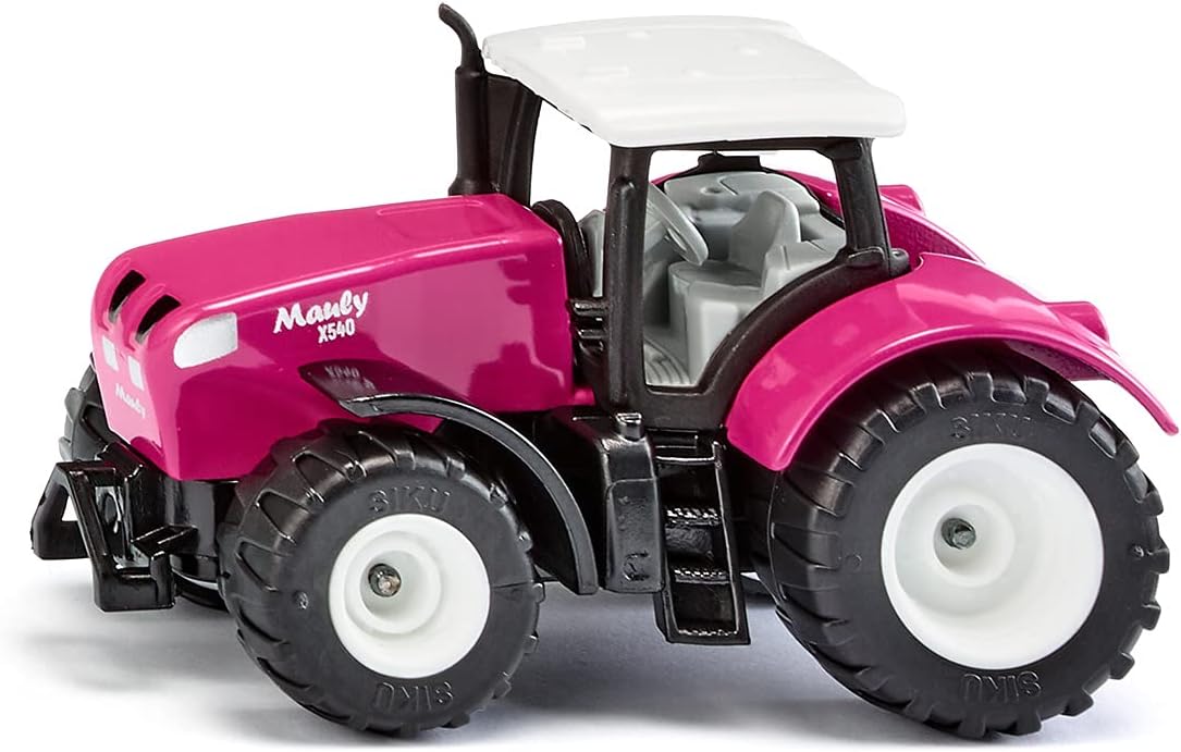 siku 1106, Mauly X540, Metal,Plastic, Pink, Toy Tractor for Children