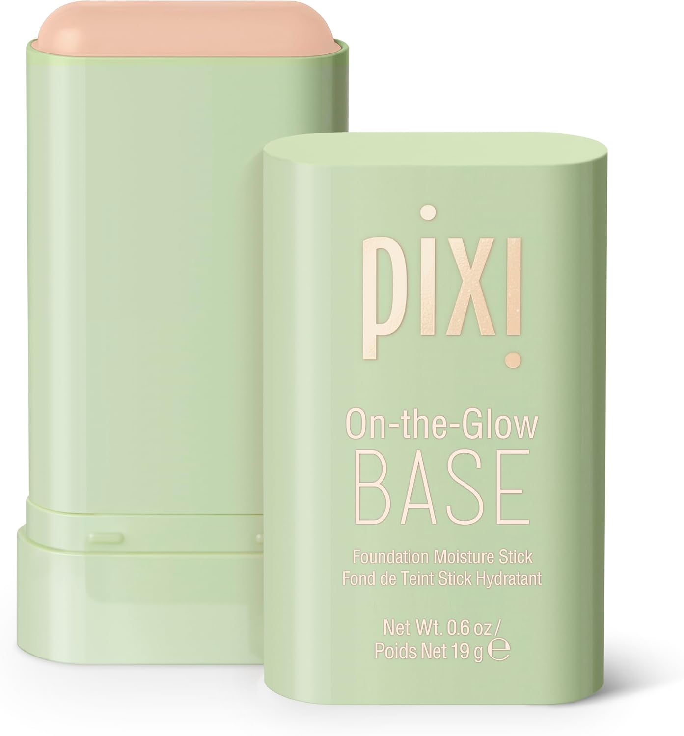 Pixi Beauty On-the-Glow Base| Tinted Moisturizer Foundation Stick | Vanilla: Fair, light warm shade| 0.6 oz / 19g