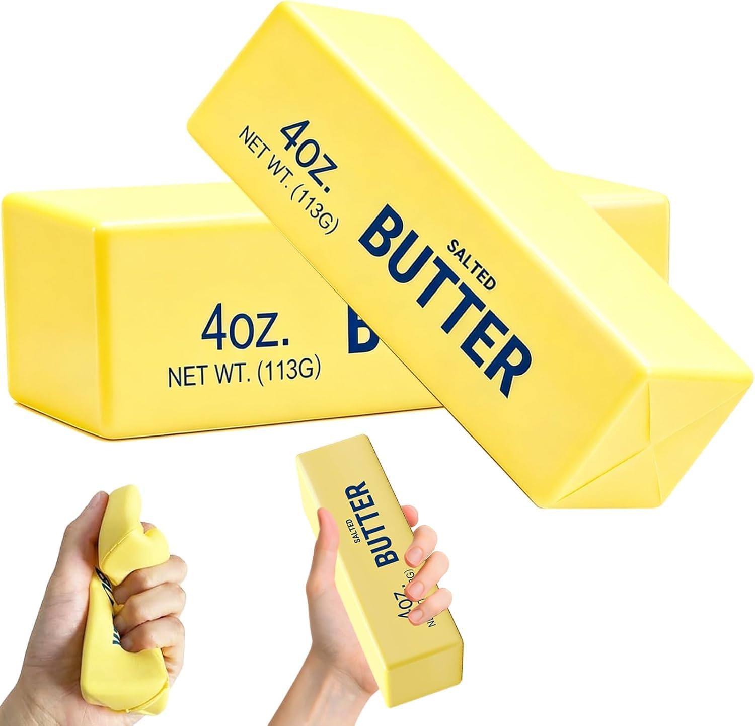Slow Rising Squishy，Taba Squishy, Stress Balls，Party Favor Gift (Butter stick-2pcs)-0429 (Butter stick-2pcs)