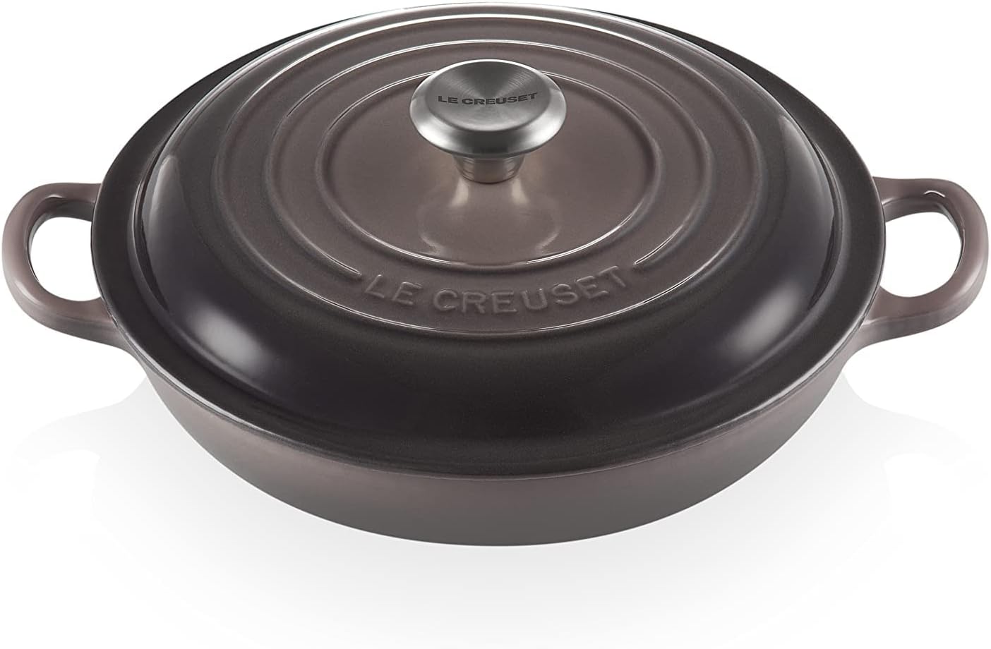 Le Creuset Enameled Cast Iron Signature Braiser, 1.5 qt., Oyster