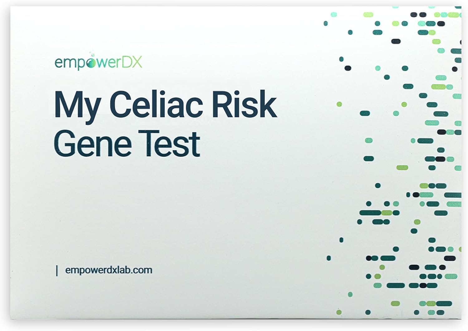 empowerDX Celiac Risk Gene Test, Check HLA Genetic Risk Factors for Celiac Disease At Home, Easy to Use Mouth Swab Test, Ages 2+