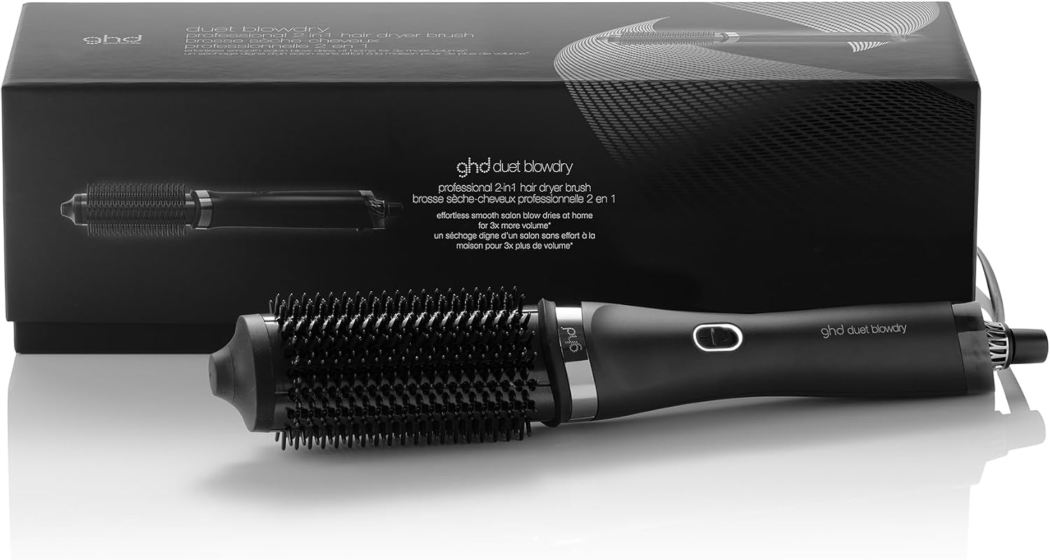 ghd Duet Blowdry Hair Dryer Brush, Wet to Blow Dried, Smooth Results