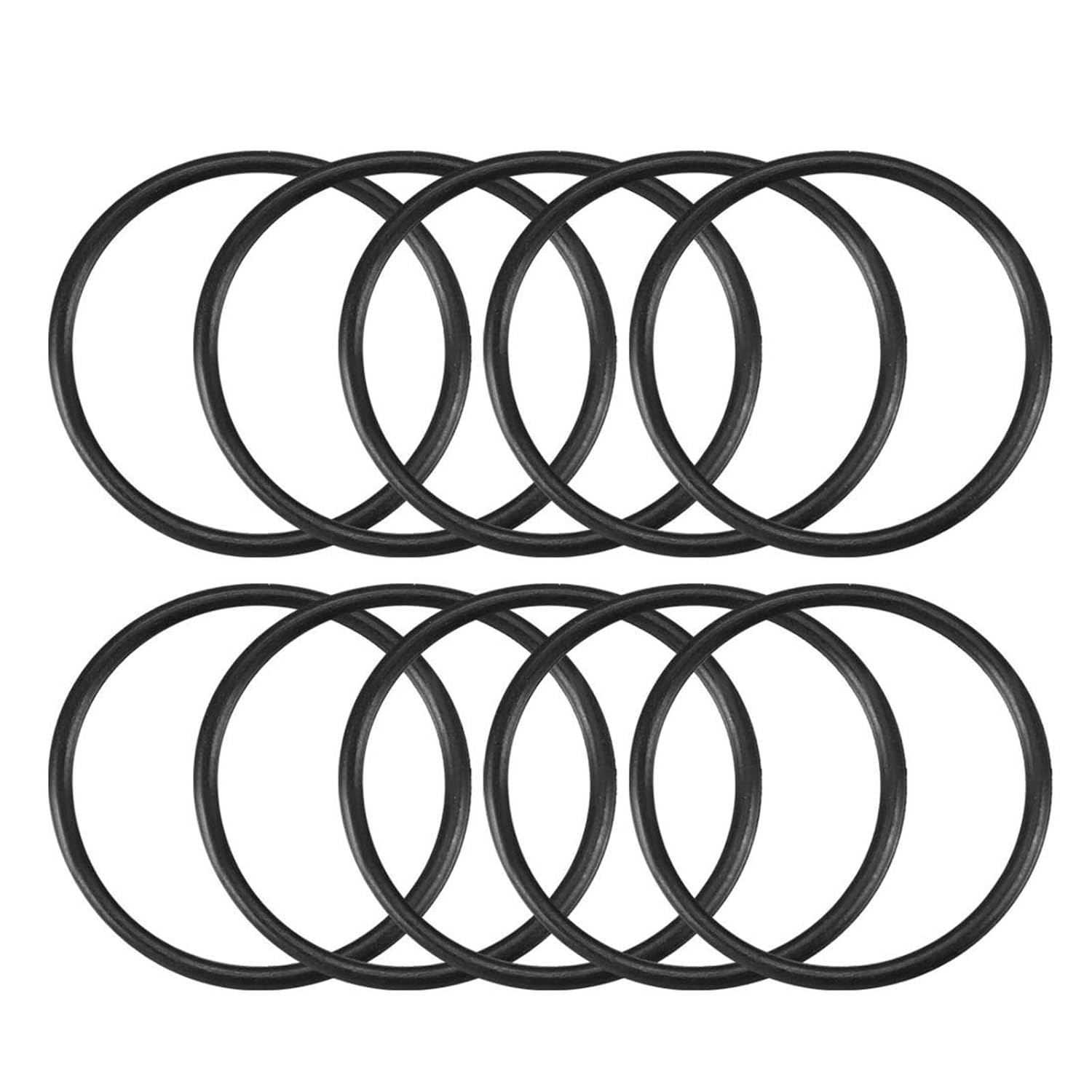 TA-VIGOR 10Pcs Nitrile Rubber O-Rings, 28mm OD 24mm ID 2mm Width Rubber Washers Spacer O-Rings Gasket kit, Metric Sealing Gasket for Hose, Faucet, Automotive, Plumbing