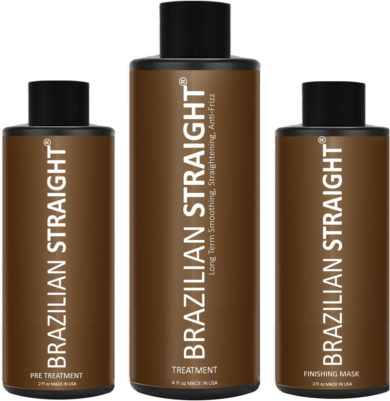 Keratin Hair Straighener Cream Hair Smoothing Repairing Treatment Natural Results & Shine Lasting for months all Types & Colors (3PC FF SET)