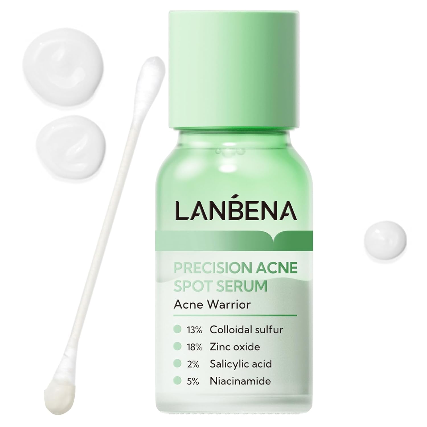 LANBENA 2% Salicylic Acid Acne Spot Treatment Drying Lotion, 0.42 Fl Oz