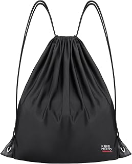 KEMIMOTO Helmet Bag, Large Capacity Light Weight Drawstring Bag for Motorcycle Dirt Bike Motocross Bicycle Racing ATV UTV Snowmobile Snowboard Skiing Cycling Riding Welding Sports Helmet