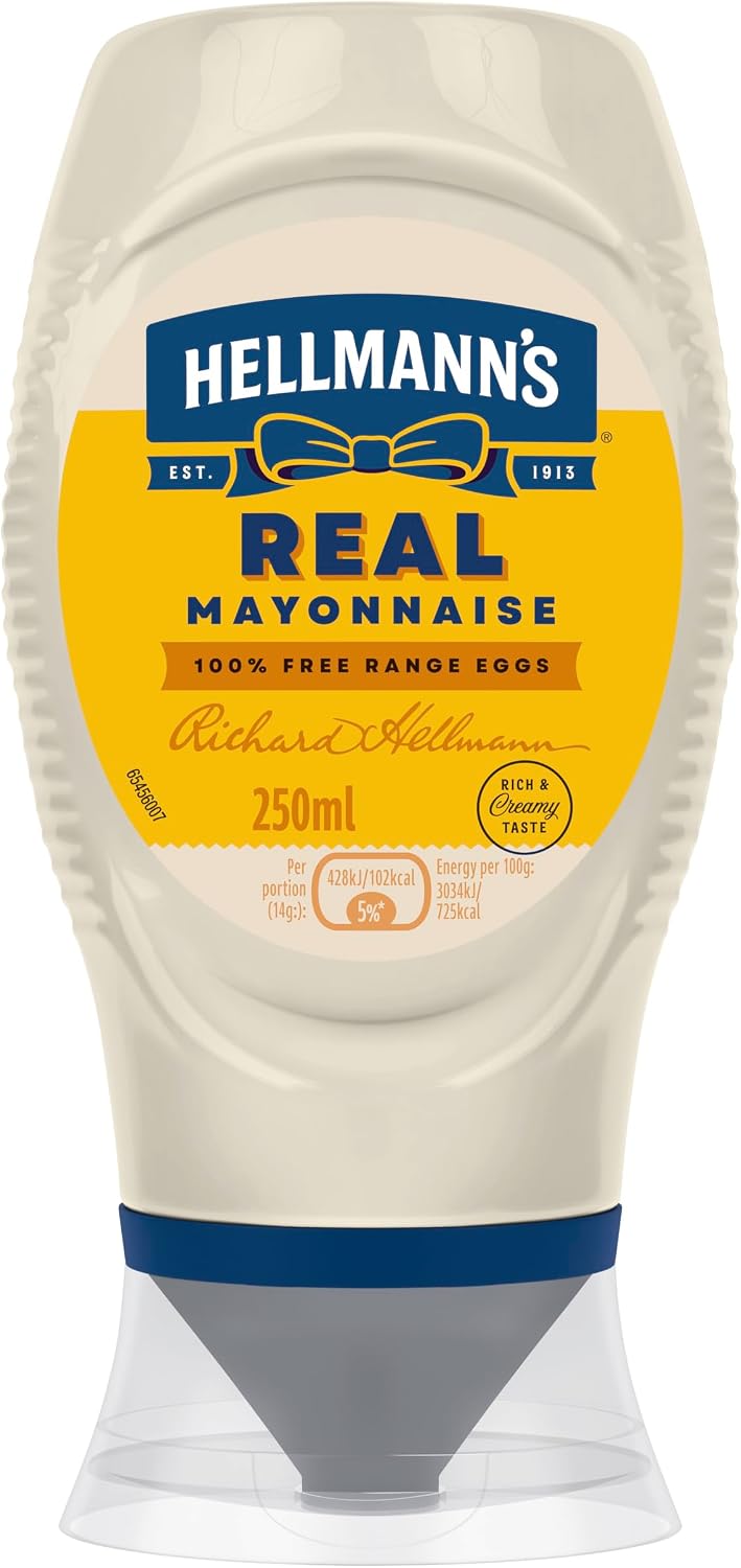 Hellmann's Real Squeezy Mayonnaise 250ml