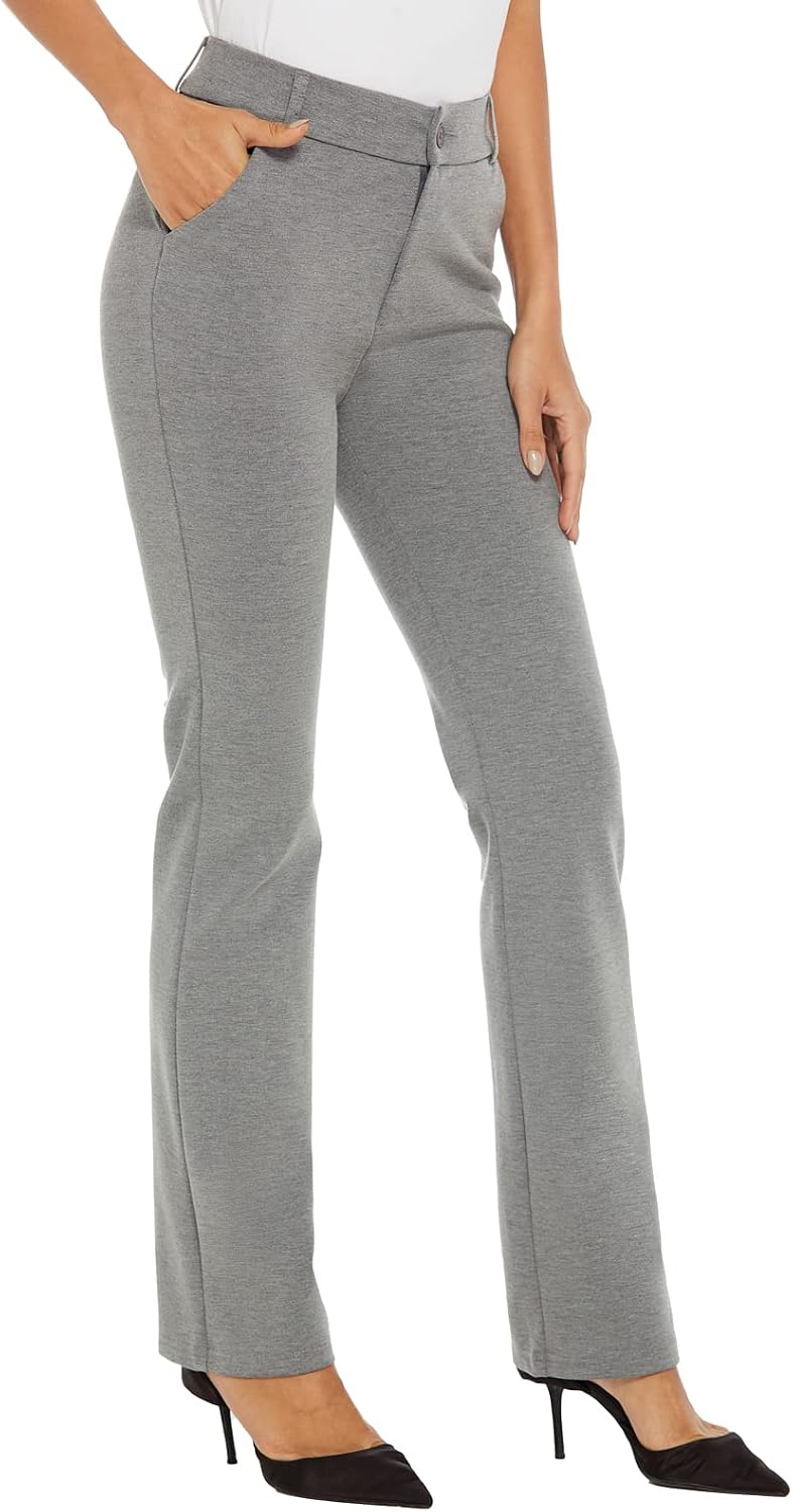 Women's Ease into Comfort Barely Bootcut Stretch Dress Pants
