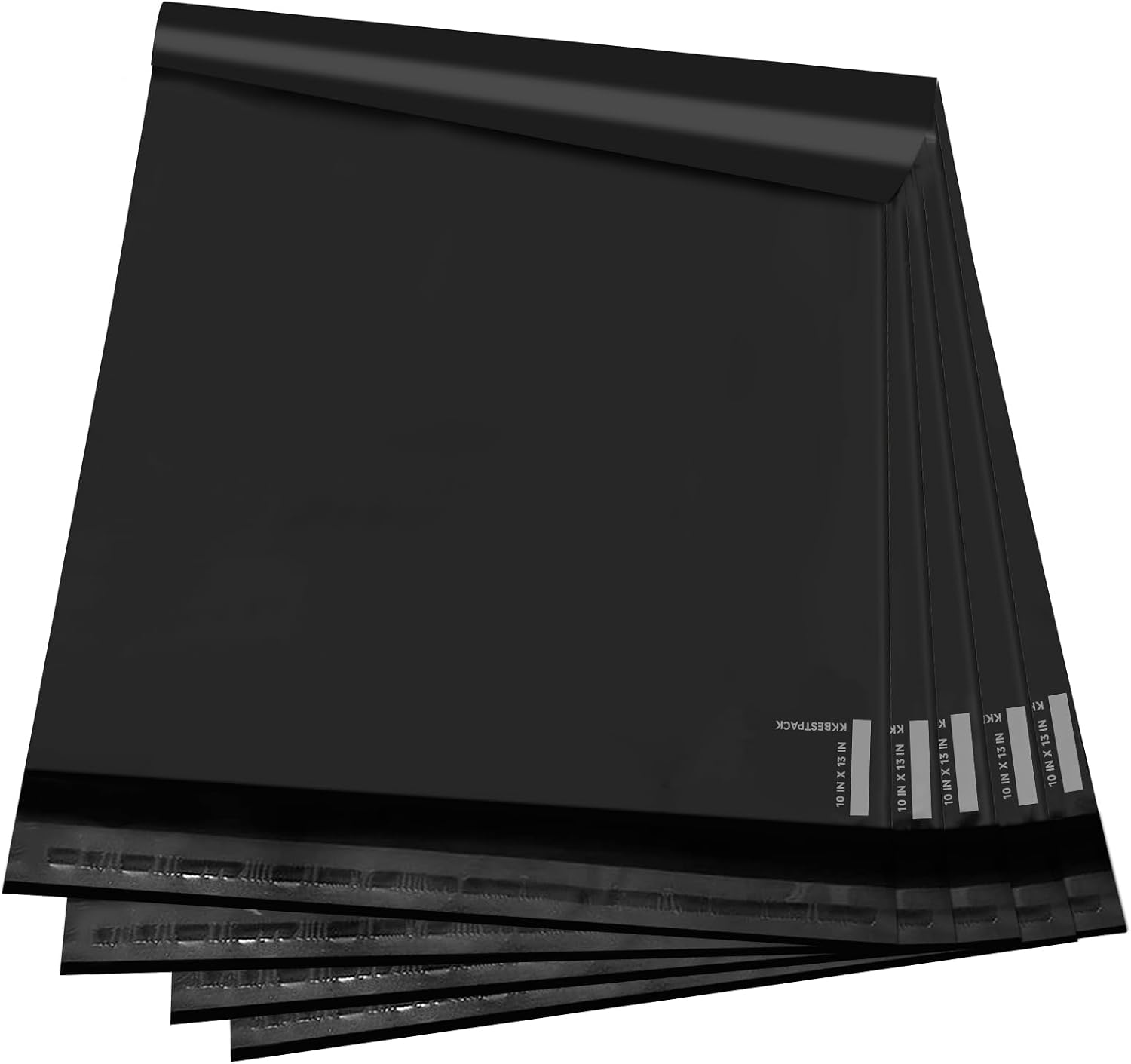 KKBESTPACK Black Poly Mailers 10x13 in, Shipping Bags, 100 Pcs