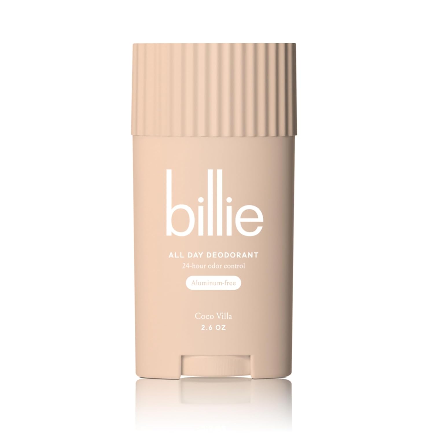 Billie All Day Deodorant, 24-hour Odor Protection, Aluminum-Free, Coco Villa, 2.6oz