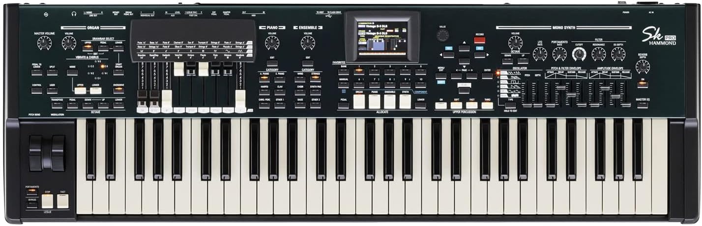 Hammond SK Pro 61-key Keyboard/Organ with 4 Sound Engines