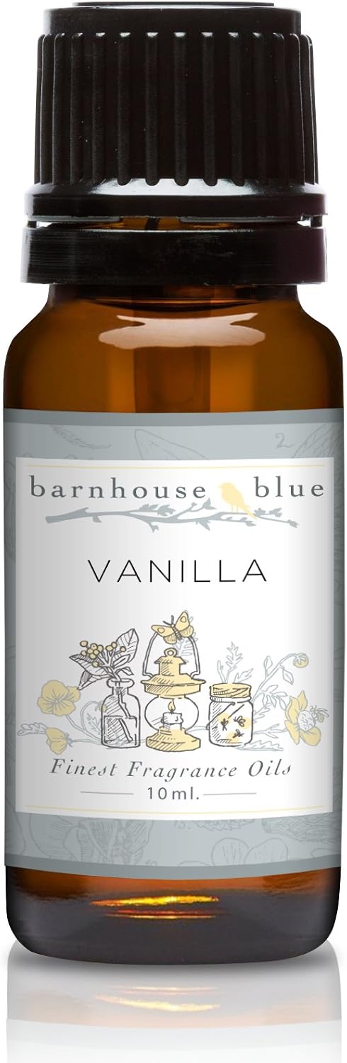 Barnhouse Blue Vanilla Premium Grade Fragrance Oils - For Candle, Soap Making, & More - 10ML