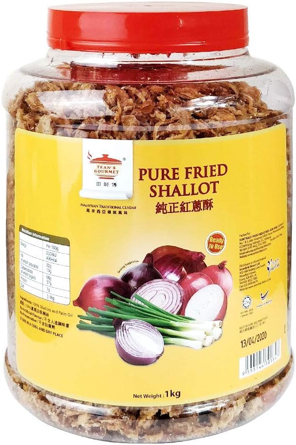 Tean's Gourmet Pure Fried Shallots, 1 kg