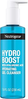 Neutrogena Hydro Boost Facial Cleansing Gel, Hydrating Gentle Face Cleanser and Makeup Remover with Hyaluronic Acid, Hypoallergenic Formula, 7.8 FL OZ