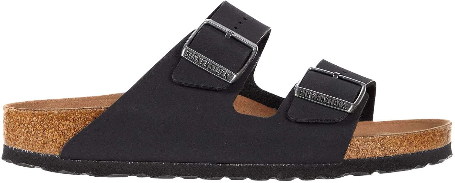 Birkenstock Unisex Arizona BS Birko-Flor Nubuck Light Rose Sandals
