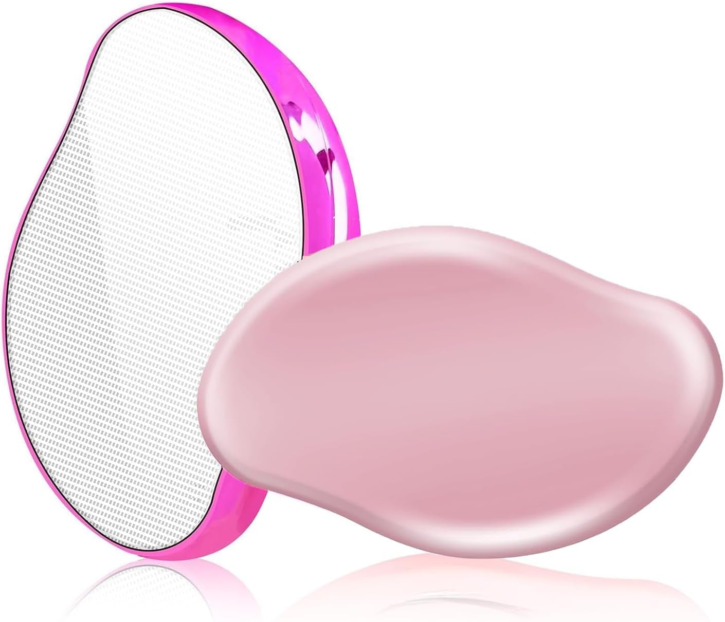 2PCS Crystal Hair Eraser for Women Reusable Hair Remover Stone, Painless Crystal Hair Remover for Women and Men, Magic Painless Exfoliation Hair Removal Tool, Magic Hair Eraser for Back Arms Legs
