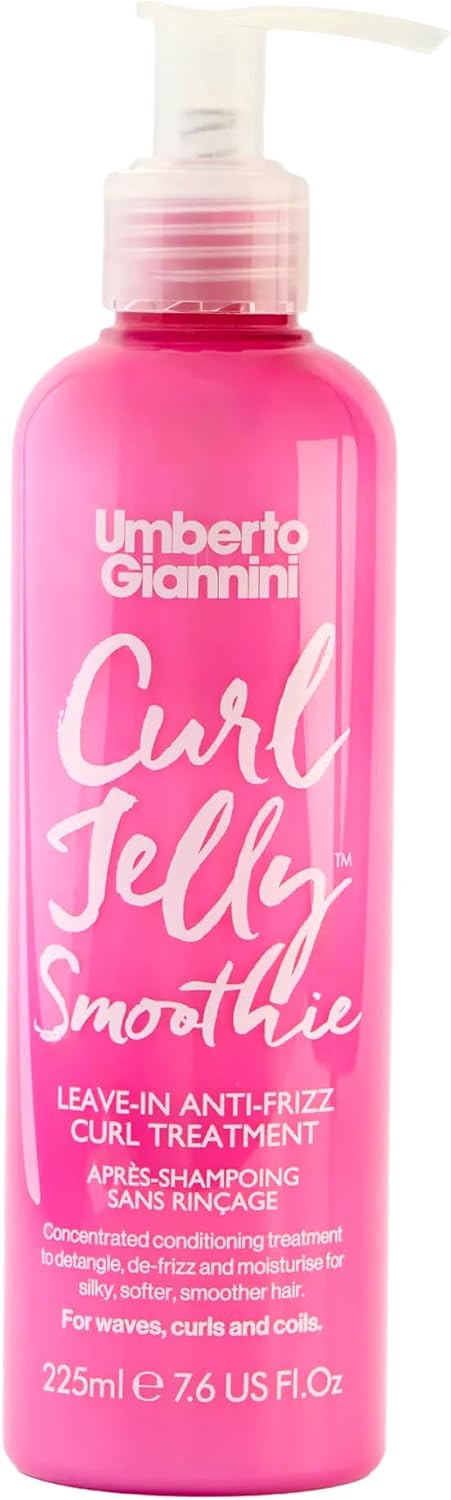 Umberto Giannini Curl Jelly Smoothie - Leave-in Conditioner with Shea Butter - Lightweight Lotion - Detangle & Define Curls