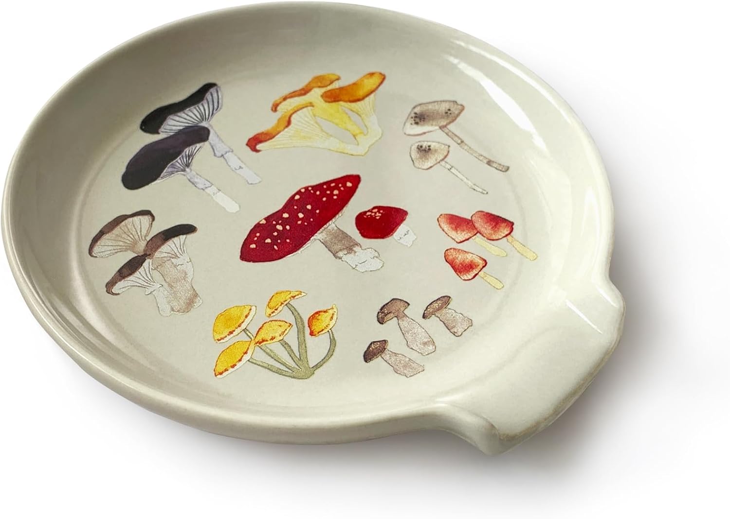 Mushroom Spoon Rest for Stove Top, Spoon Holder for Kitchen Counter, Utensil Ladle Holder, Spatula Rest, Cute Kitchen Accessories
